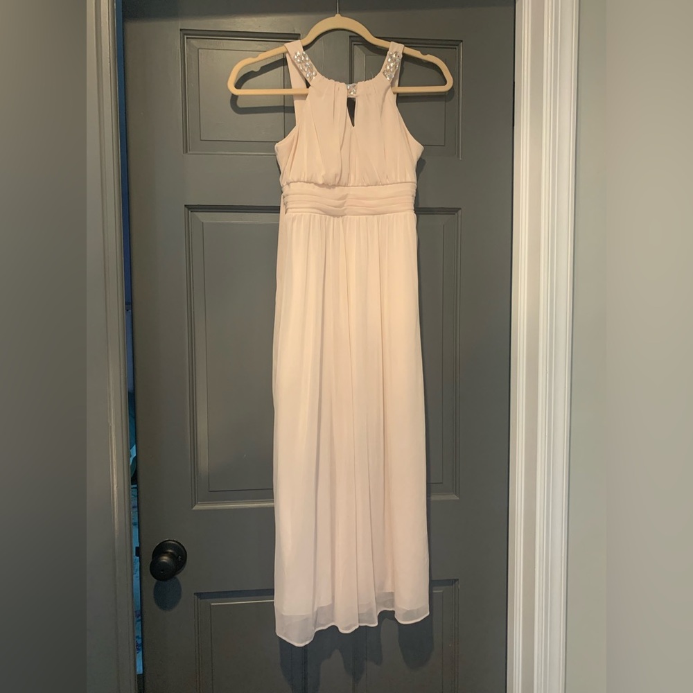 Elegant Sleeveless pink Dress size 12 girls